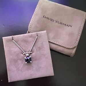 David Yurman Chatelaine Black Onyx Pendant Necklace